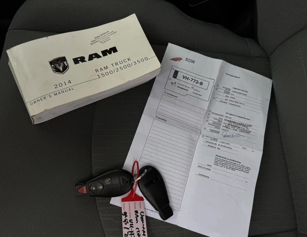 Dodge Ram 1500 2014 - SLT 3.6L, EXTREEM LAGE BIJTELLING, ORIG NED, ZEER NETTE STAAT afbeelding 13