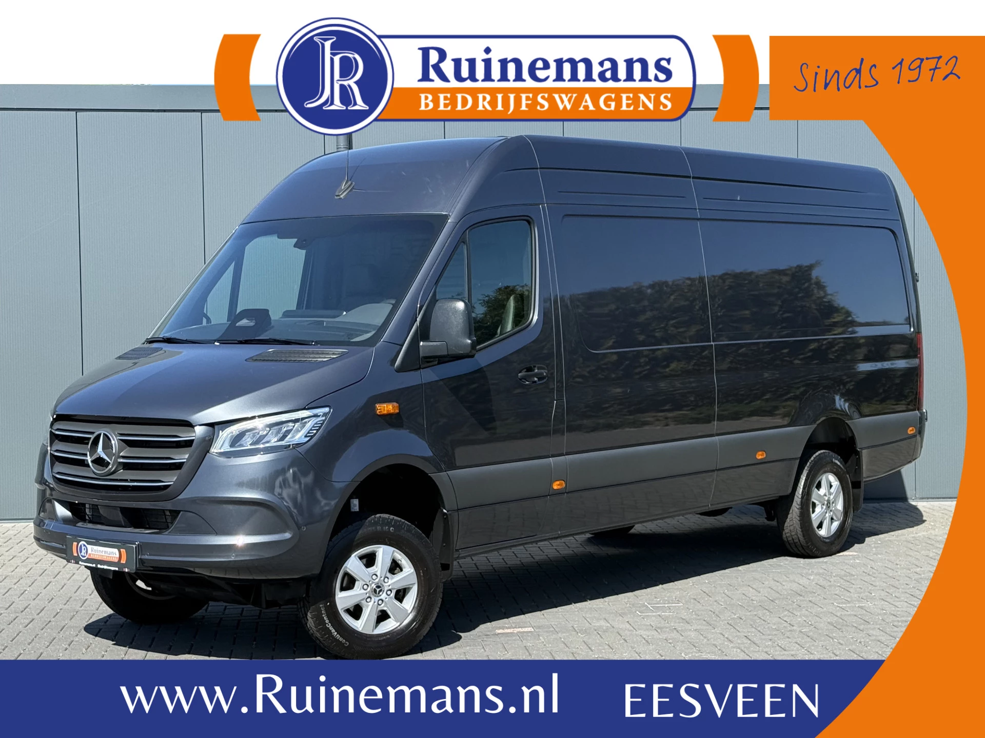 Mercedes-Benz Sprinter 2024 - 319 CDI 191 PK 4x4 AUTOMAAT FACELIFT BPM VRIJ !! / L3H2 / STUUR EN STOELVERWARMING / 2.8 TONS TREKHAAK / CAMERA / ADAPTIVE CRUISE / AIRCO......... ZEER COMPLEET !! Bild 1