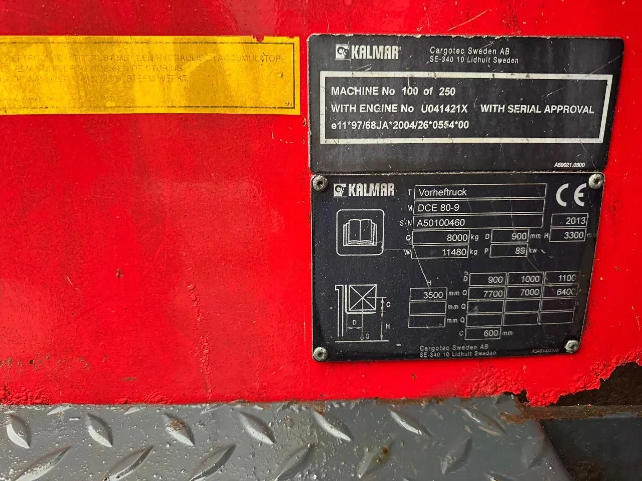 Kalmar DCE 80-9 2013 afbeelding 8