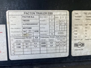 Pacton TBZ 233 2007 - N/A bild 14
