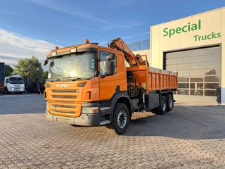 Scania P 2011 - P400 6x4 / Kipper / Retarder / Fassi F235AXP.24 / Maar 286432km obrazek 2