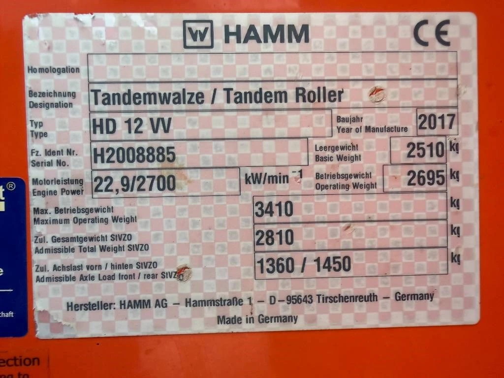 Hamm 2017 - HD12 VV afbeelding 14