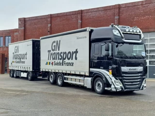 DAF XF480 2019 - SSC 6x2*4 - Tautliner - Full air - Night clima + Krone 3 axle trailer 2015 afbeelding 1