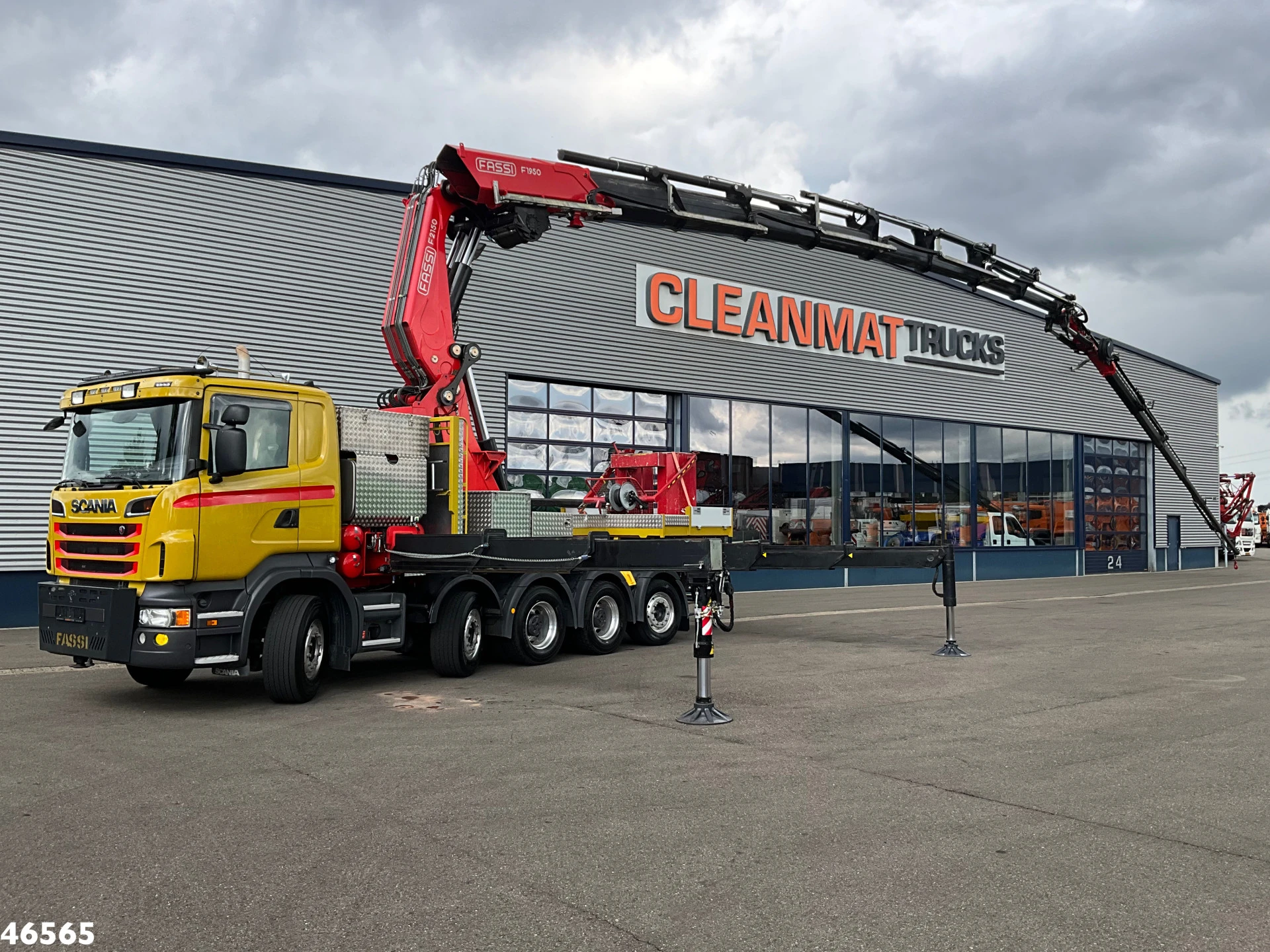 Scania R 2012 - 620 10x4 Fassi 195 Tonmeter laadkraan + Fly-Jib Just 83.372 km! afbeelding 1