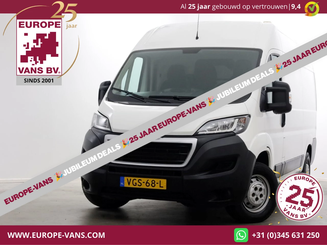 Peugeot Boxer 2020 - 2.2 BlueHDi 120pk L2H2 Premium Airco/Camera 08-2020 image 1