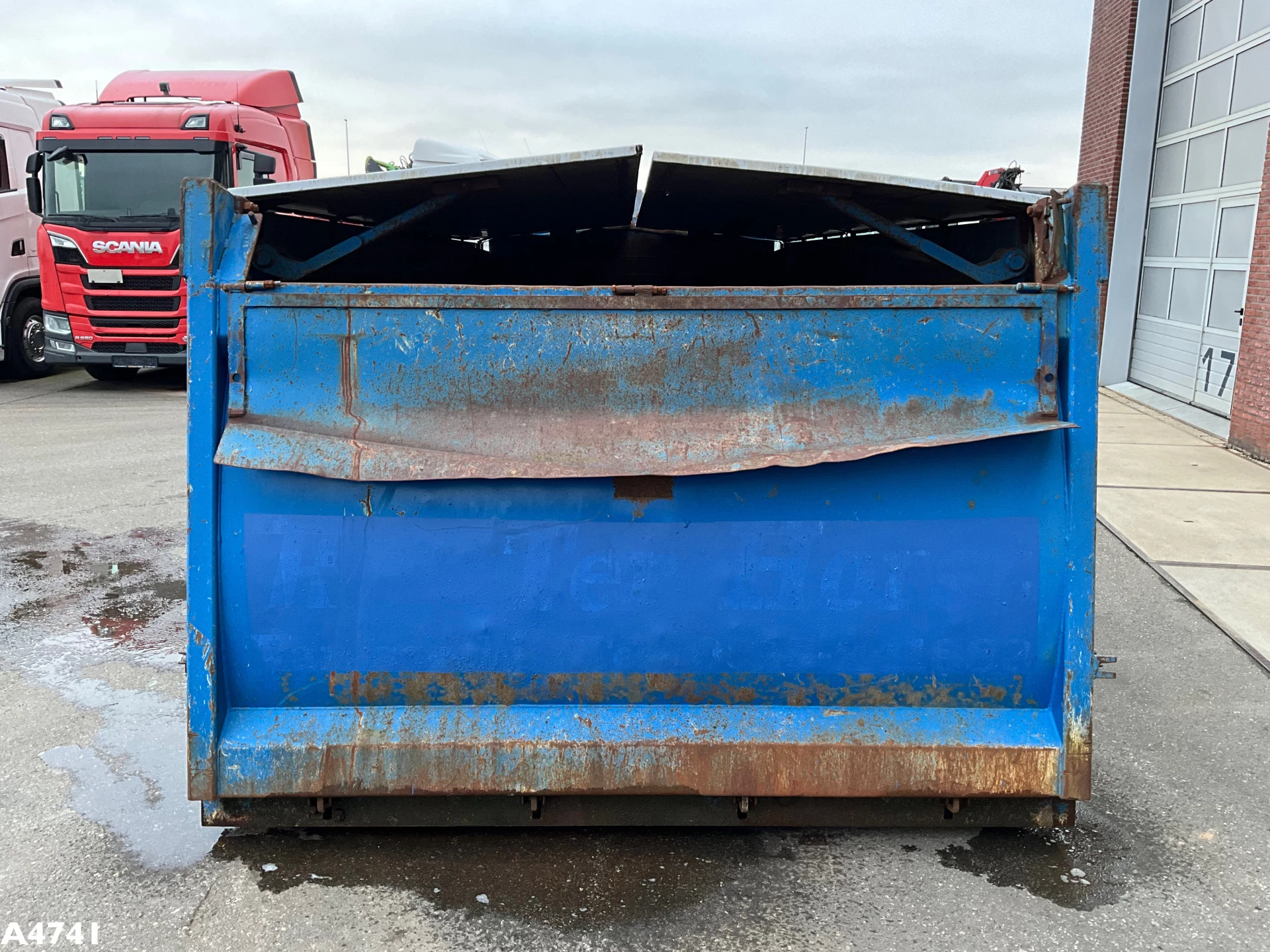 Container 21m³ met Hydraulische milieukleppen obrázek 6