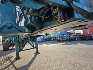 LEONET TB 18 |WOOD TRAILER WITH CRANE| BPW DRUM STEEL SUSPENSION. 1992 - N/A image 8