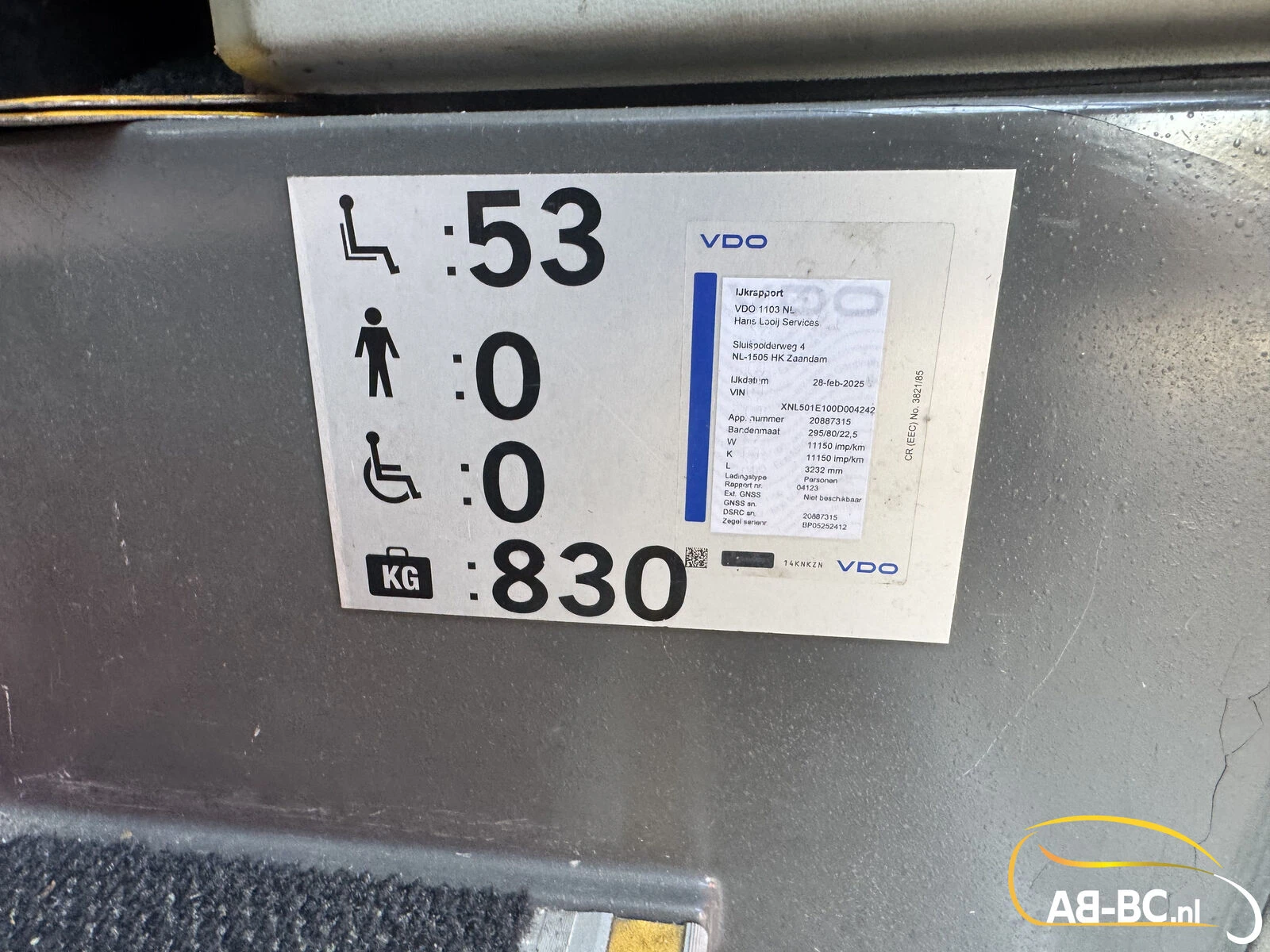 VDL Futura FHD2-129-440 54 seats EURO 6 2015 Bild 20
