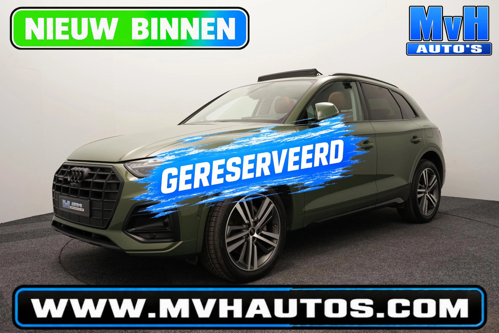 Audi Q5 2024 - 50 TFSI PHEV S ed Quattro|PANO|B&O|360°|MATRIX|SOH100% afbeelding 1