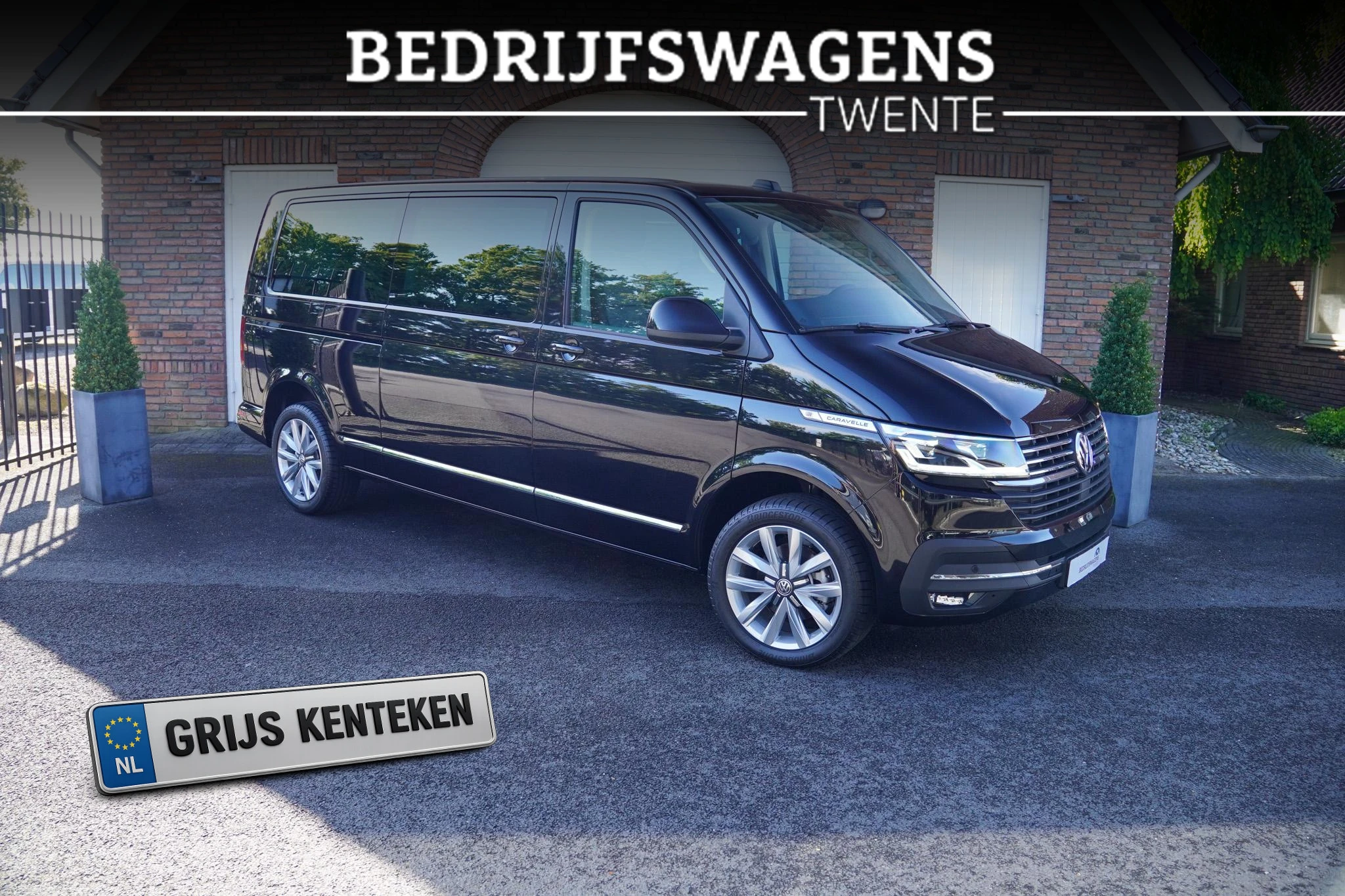 Volkswagen Transporter 2024 - 2.0 TDI 150PK DSG L2H1 DUB/CAB LED ACC LEDER afbeelding 1