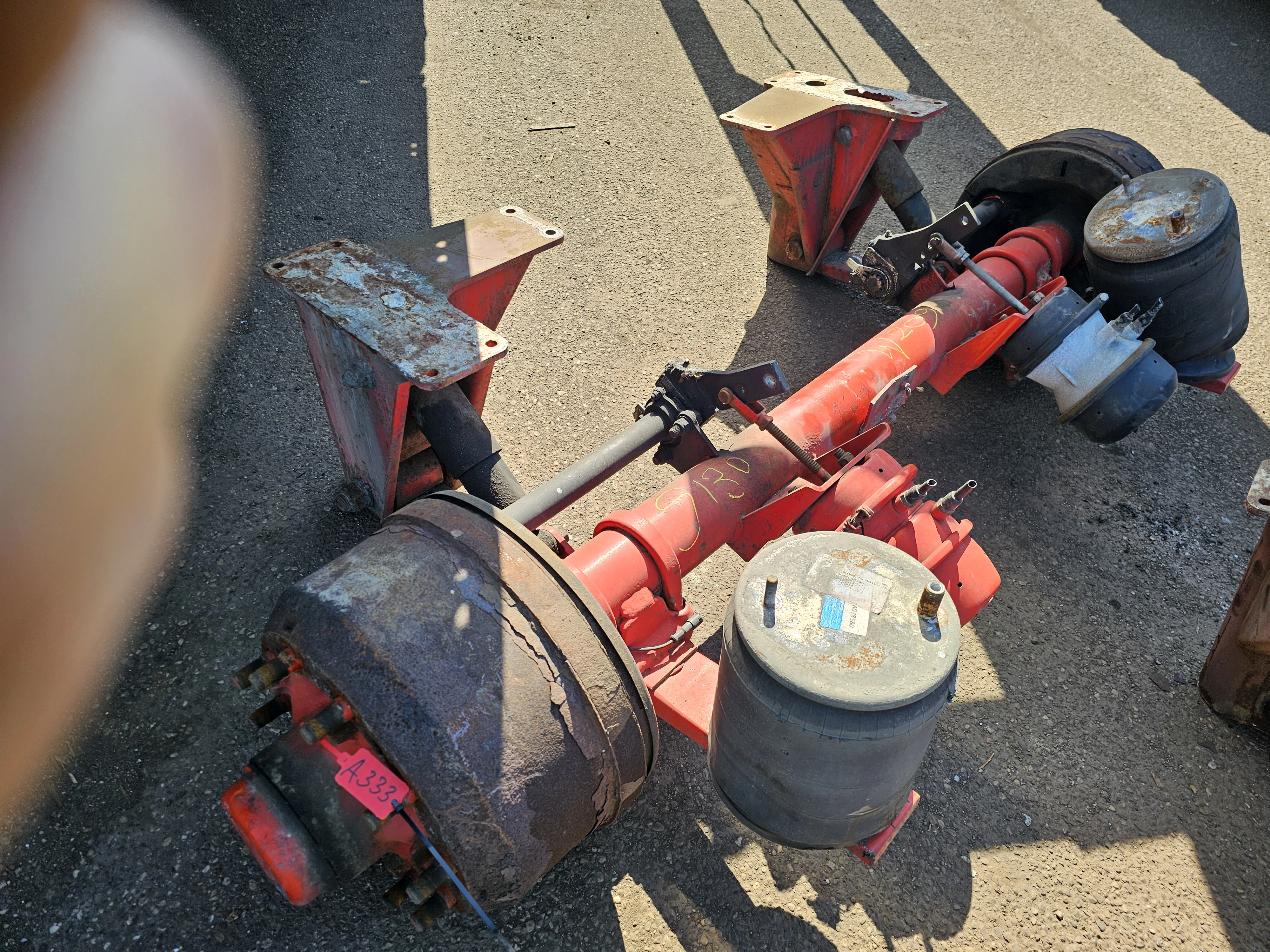 SMB TRAILER AXLE SINGLE TIRE DRUM 2005 afbeelding 1
