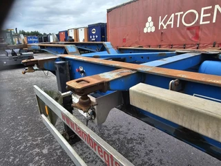 Van Hool 3B2018- 40 FOOT 2 X 20 FOOT CONTAINER CHASSIS, MB DISC. TUV APK 07-11-2026 2007 - N/A zdjecie 25