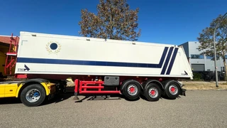 Stas S300CX 2017 - Kipper | 2x lift axle | 43 m3 | alu | rolzeil | APK afbeelding 2 miniatuur