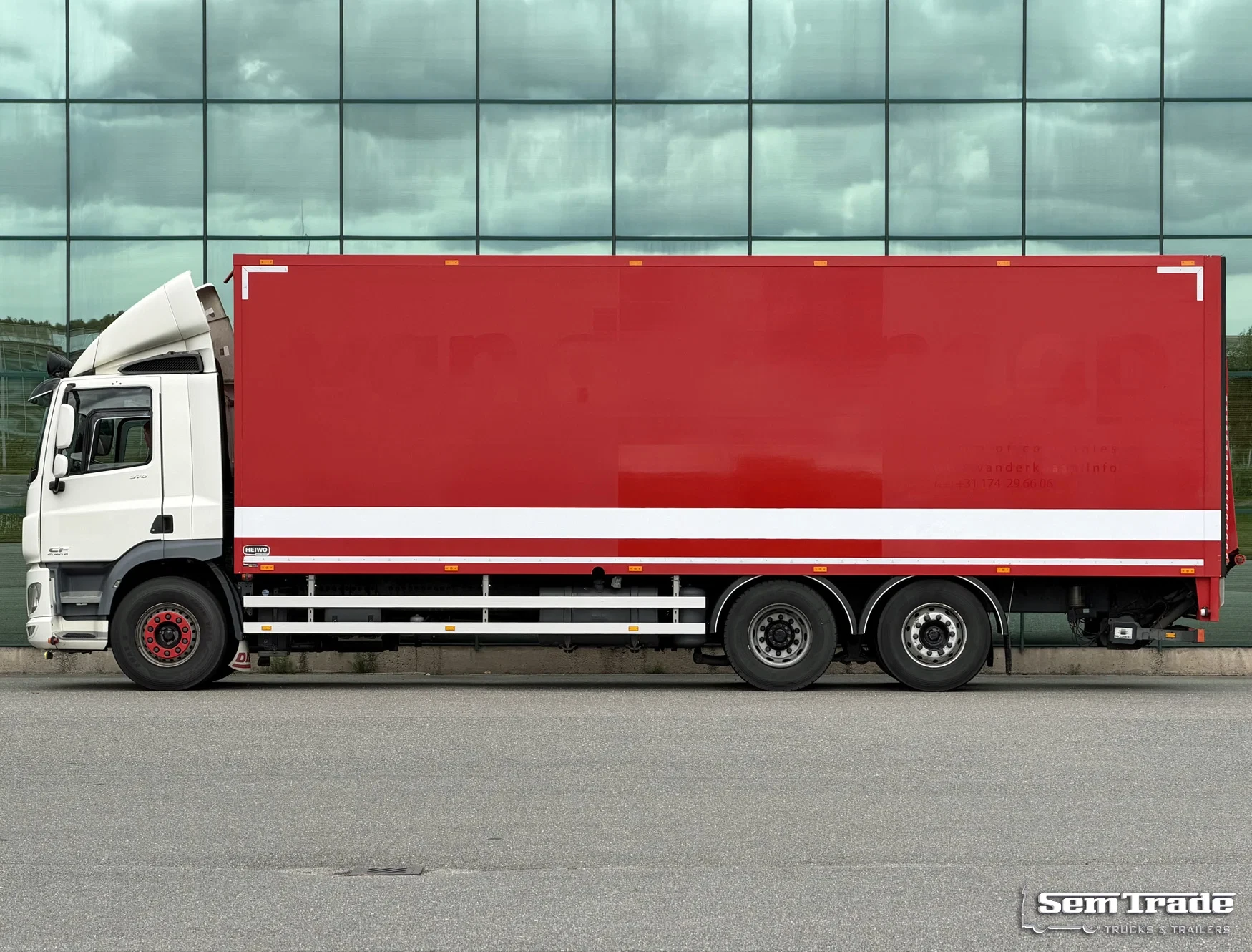 DAF CF 370 2015 - FAN HEIWO BAK DHOLLANDIA 3000 KG. ACHTERSLUITKLEP SMART TACHO 2 NL-TRUCK afbeelding 2