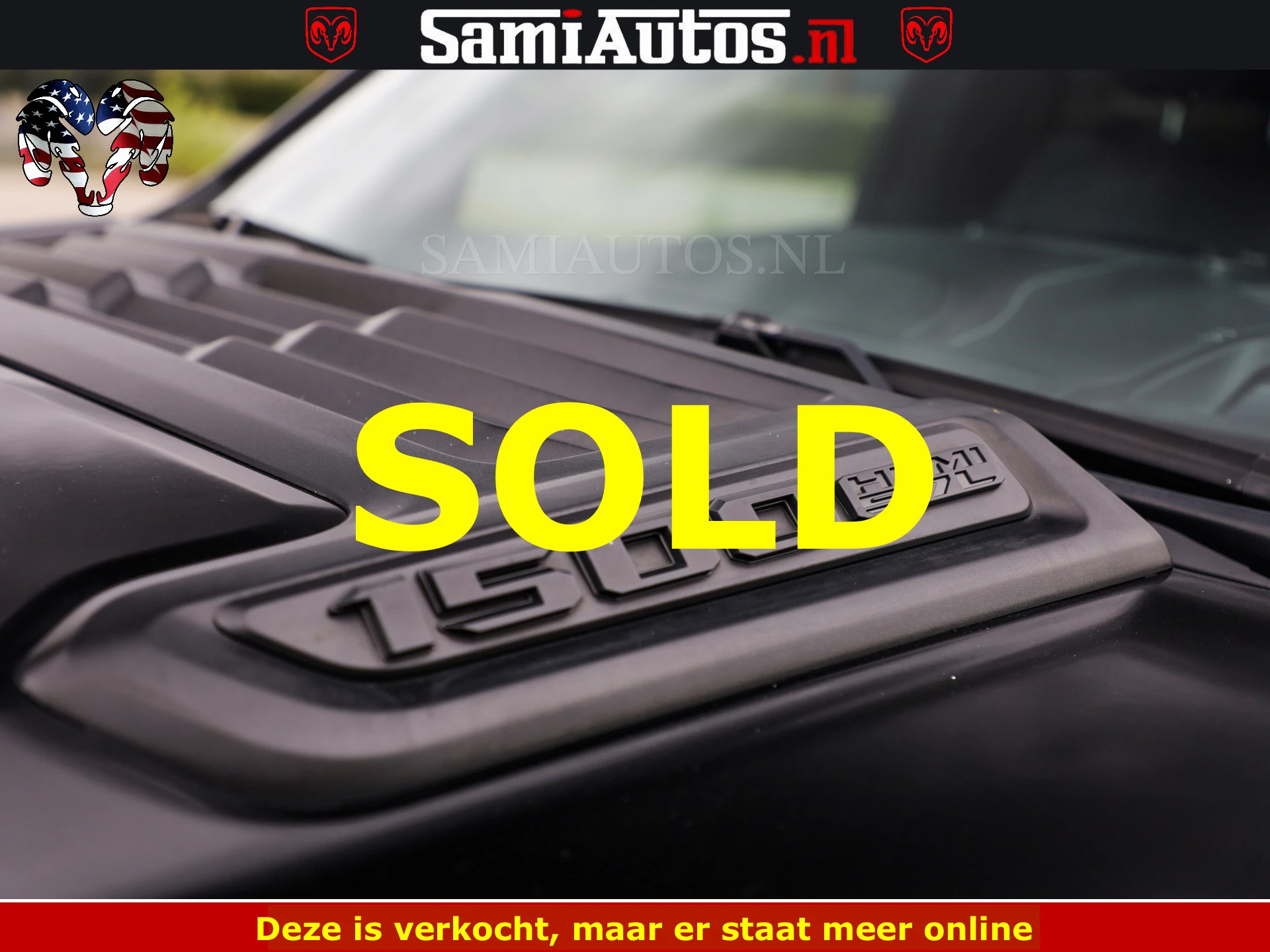 Dodge Ram 1500 2022 - LIMITED NIGHT | BOM VOL | HUD | MWK | LUCHTVERING | PANODAK | afbeelding 32