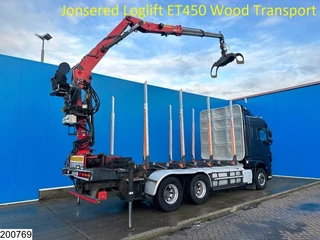 DAF N/A 2018 - XF 530 6x4, Wood transport, Retarder, Loglift ET450 image 2