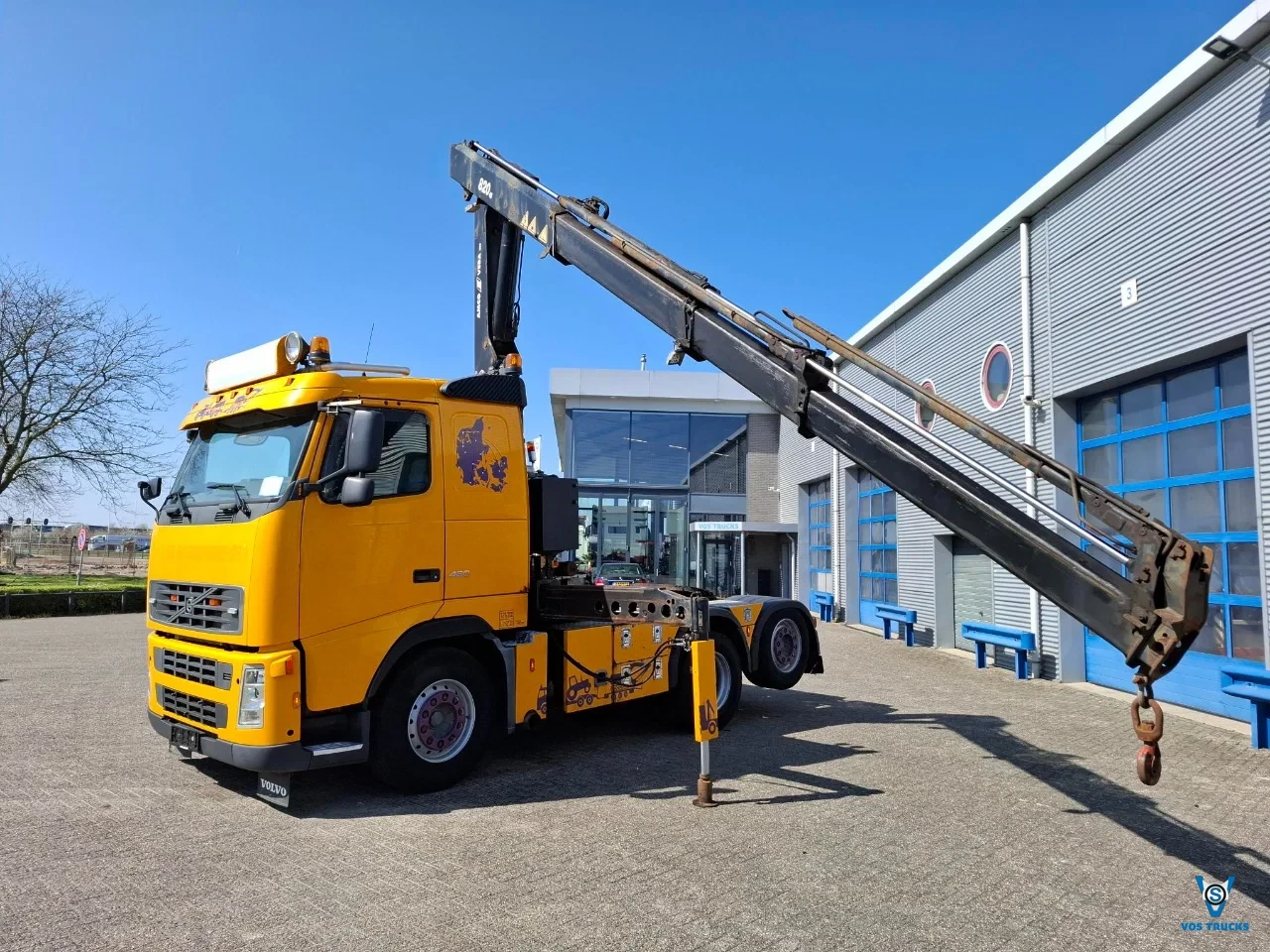 Volvo FH 2003 - FH12-420 / CRANE AMCO VEBA V8204S / REMOTE / XENON / AIRCO / ANALOGE TACHO / MANUAL / EURO-3 / 2003 afbeelding 1
