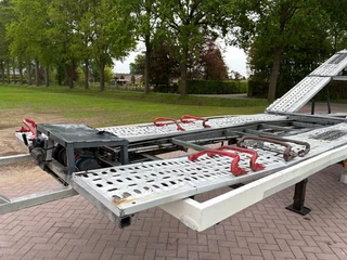 VF minitrailer OP66TP 2000 - Be oplegger ambulance auto transporter met Lier obrazek 9