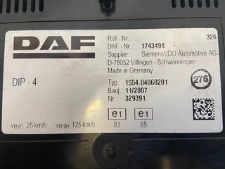 DAF N/A 2007 - 1743498 DASHBOARD immagine 2