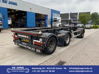 Pacton AXC.330 2015 - AXC330 / 20 FT Container Chassis Aanhanger / BPW + Drum for sale
