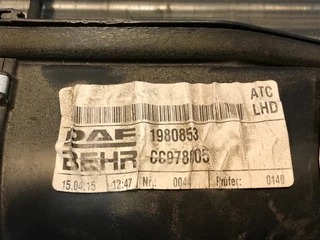DAF N/A - 1980853 KACHEL MET AIRCO+ATC CF EURO 6 (MORE PIECES IN STOCK) imagen 3