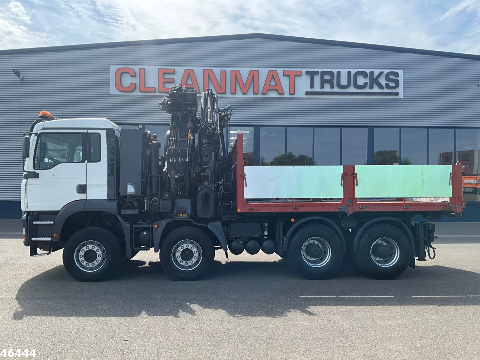 MAN TGA 2003 - 41.363 8x4 Manual Full steel Hiab 80 Tonmeter laadkraan + Fly-Jib obrázek 10