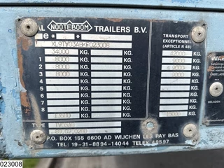 Nooteboom N/A 1990 - open laadbak 42000 KG, 7,15 mtr extendable imagen 2