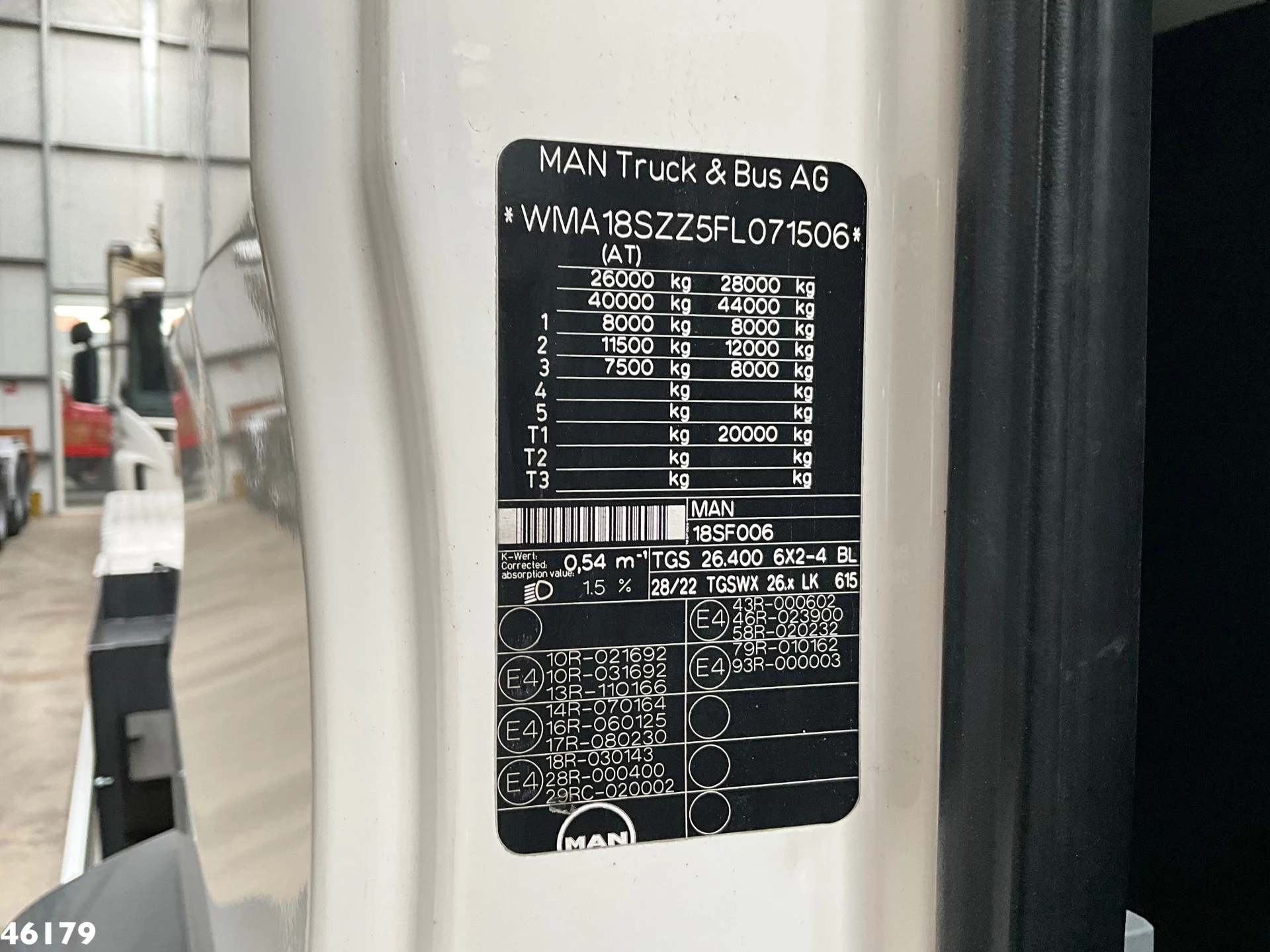 MAN TGS 2015 - 26.400 Euro 6 Retarder VDL 21 Ton haakarmsysteem imagem 20