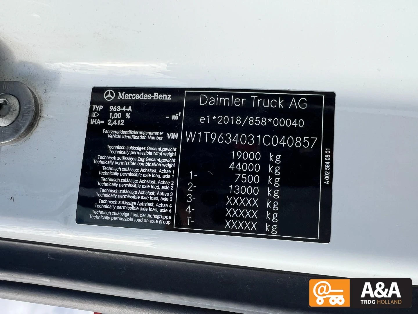 Mercedes-Benz Actros 2022 - 1845 LS afbeelding 64