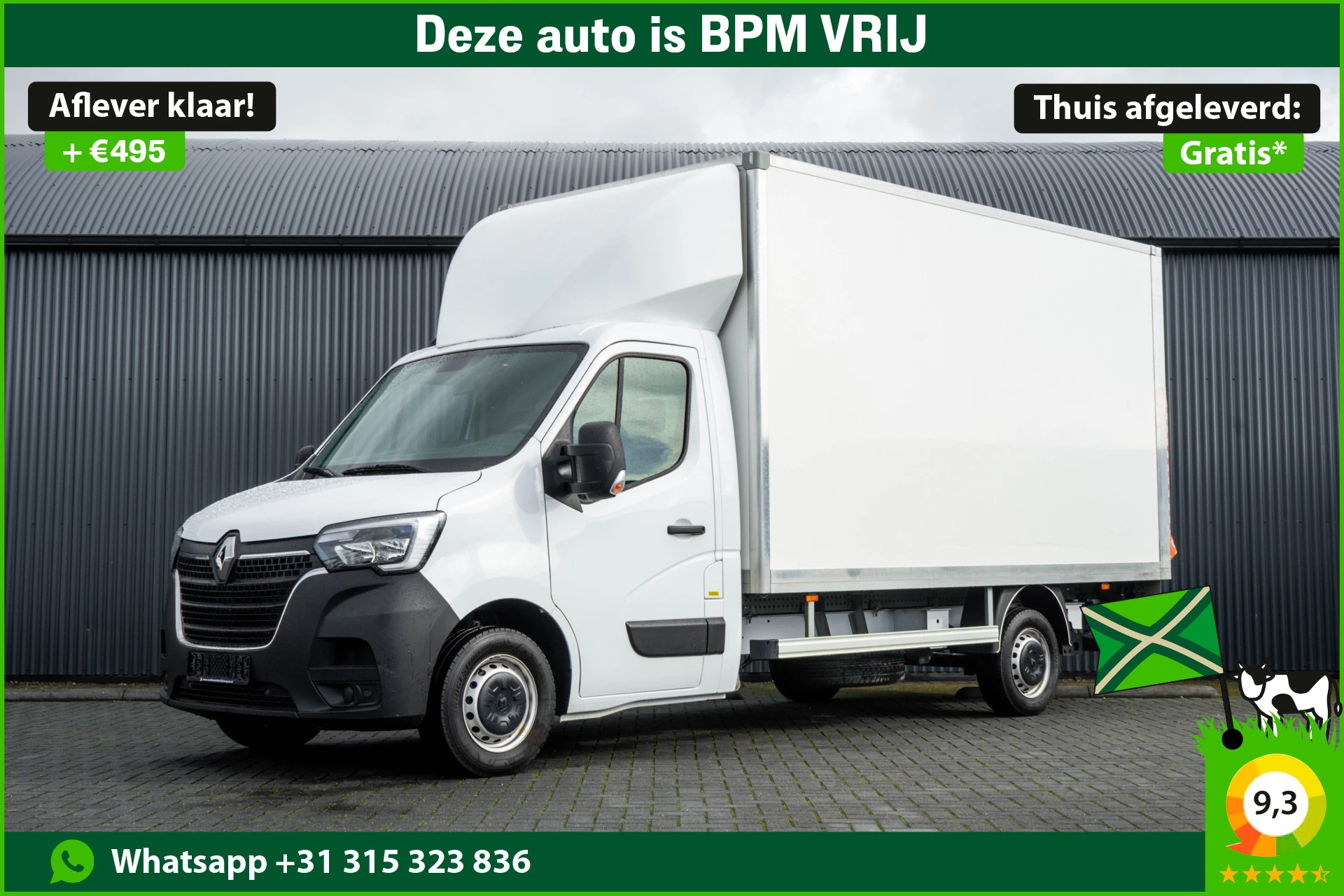 Renault Master 2024 - **2.3dCi | Bakwagen met Laadklep | LED | Carplay | Camera | Cruise** afbeelding 1