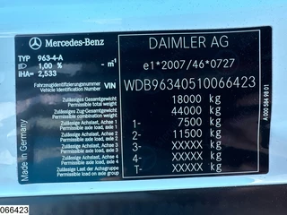 Mercedes-Benz Actros 2016 - 1843 EURO 6, Retarder, Lohr, PTO obrazek 7