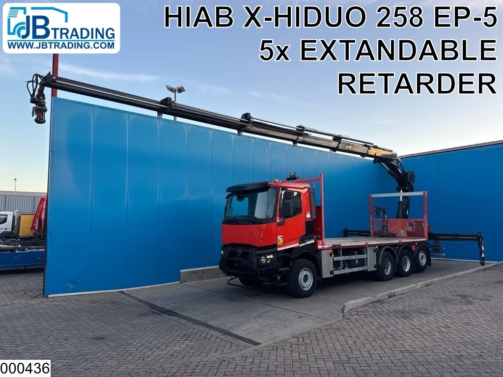 Renault 2020 - C 430 8x4, EURO 6, Retarder, Hiab, Remote afbeelding 1