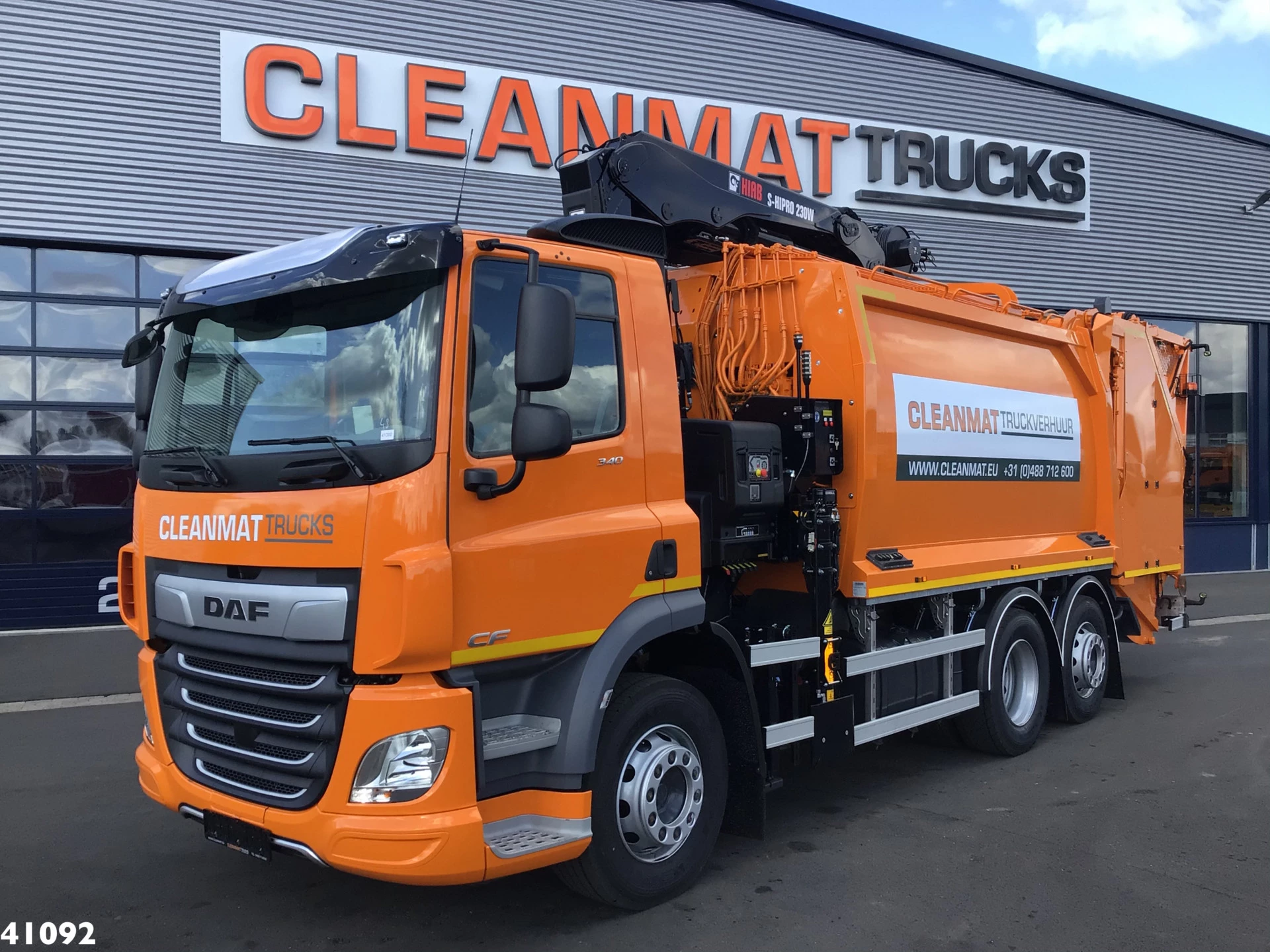 DAF FAN CF 340 Hiab 23 ton/meter laadkraan 2021 afbeelding 12