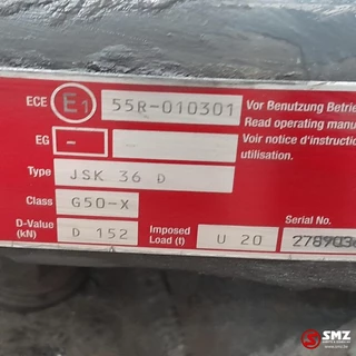 Jost N/A 2017 - Occ koppelschotel + montageplaat JSK36D JOST obrazek 7