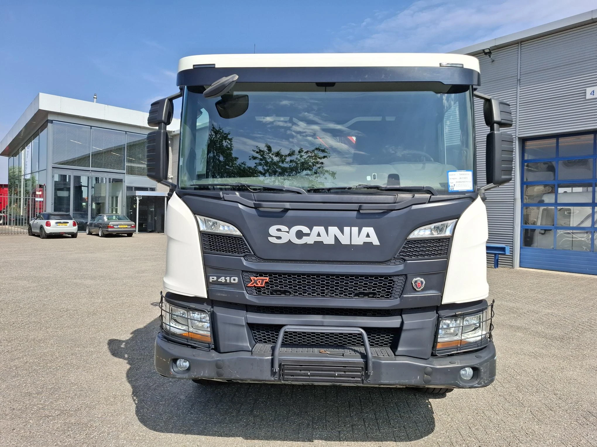 Scania P - NGS XT P410 / 6X4 / RETARDER / ONLY:192584 KM / BIG AXLE / FASSI F215A / REMOTE / ROTATOR / 2SIDE TIPPER / FULL-STEEL / DRUM BRAKES / TUV:01-03-2027 / EURO-6 / 2018 afbeelding 20