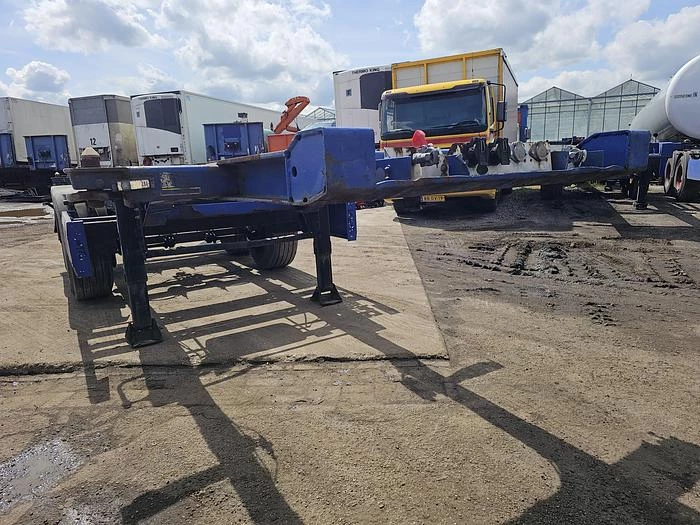 Krone 2 axle | container chassis | steel suspension | Bpw drum. 2009 image 1