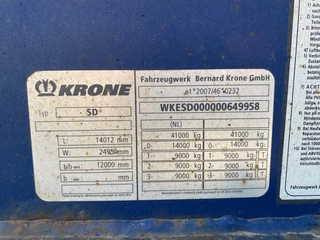 Krone N/A 2015 - SD 45FT / 4220 kg / Container Chassis / SAF + Disc imagem 9