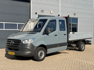 Mercedes-Benz Sprinter 2024 - 317CDI Dubbelcabine Openlaadbak ( 3,40 L ) Airco Cruisecontrol BPM VRIJ EURO 6 afbeelding 2 miniatuur