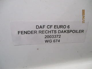 DAF - 2003372 ZIJ FENDER EURO 6 CF obrázek 3 náhled