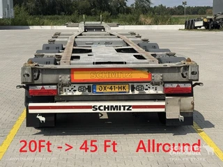 Schmitz Cargobull Oplegger Container chassis Standard 2022 afbeelding 1 miniatuur