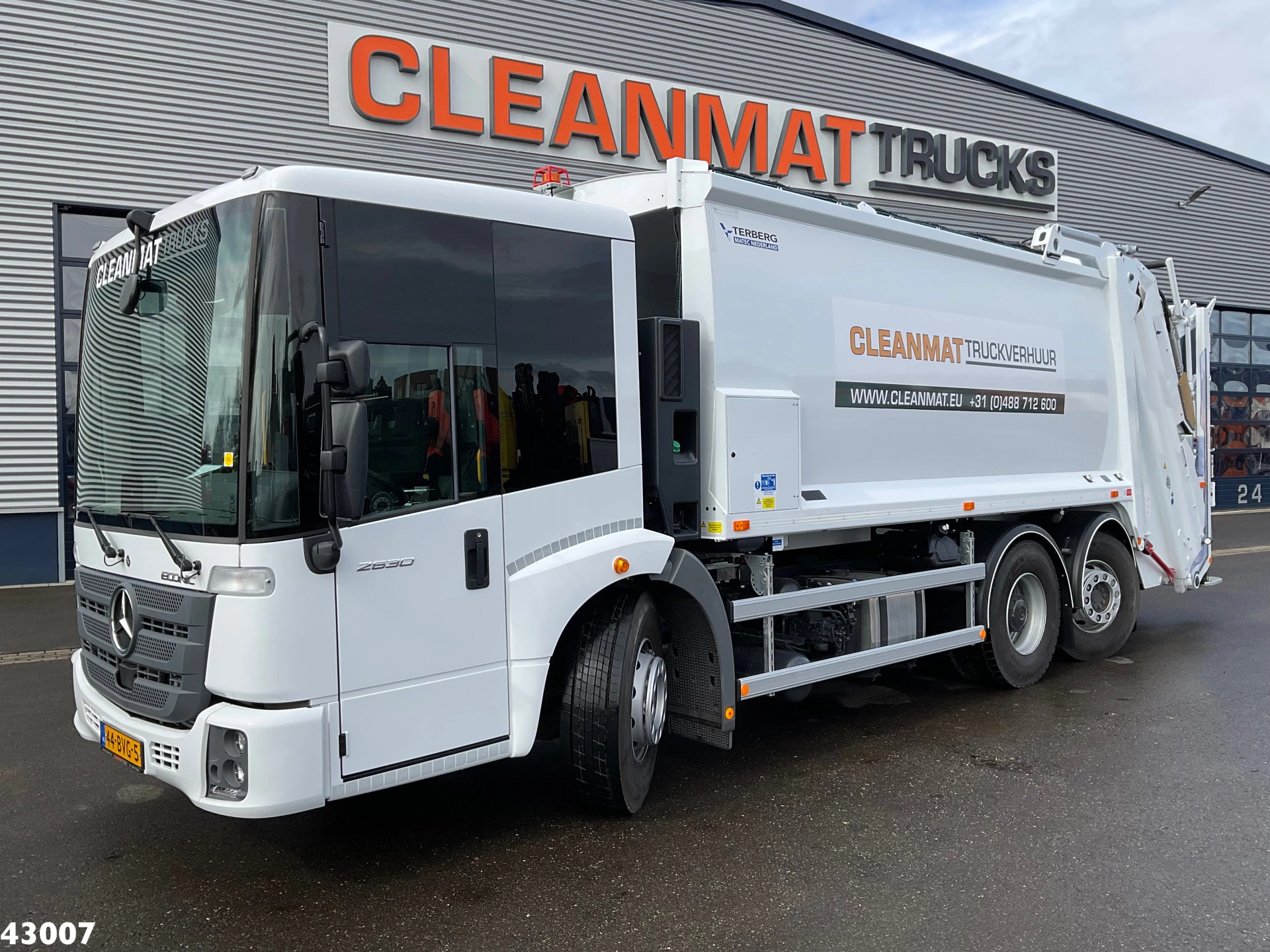 Mercedes-Benz Econic 2630 Euro 6 Terberg RosRoca 21m³ Welvaarts weegsysteem 2023 image 1
