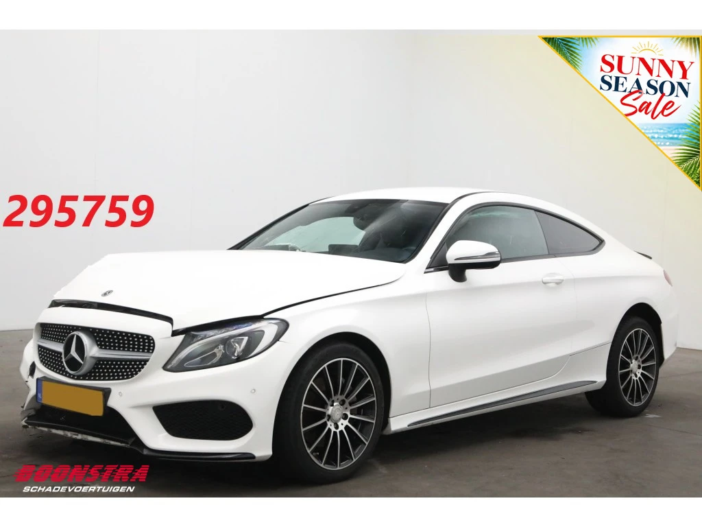 Mercedes-Benz C-Klasse 2016 - Coupé 180 AUT Edition 1 AMG Navi Cruise Clima Memory SHZ Camera PDC afbeelding 1