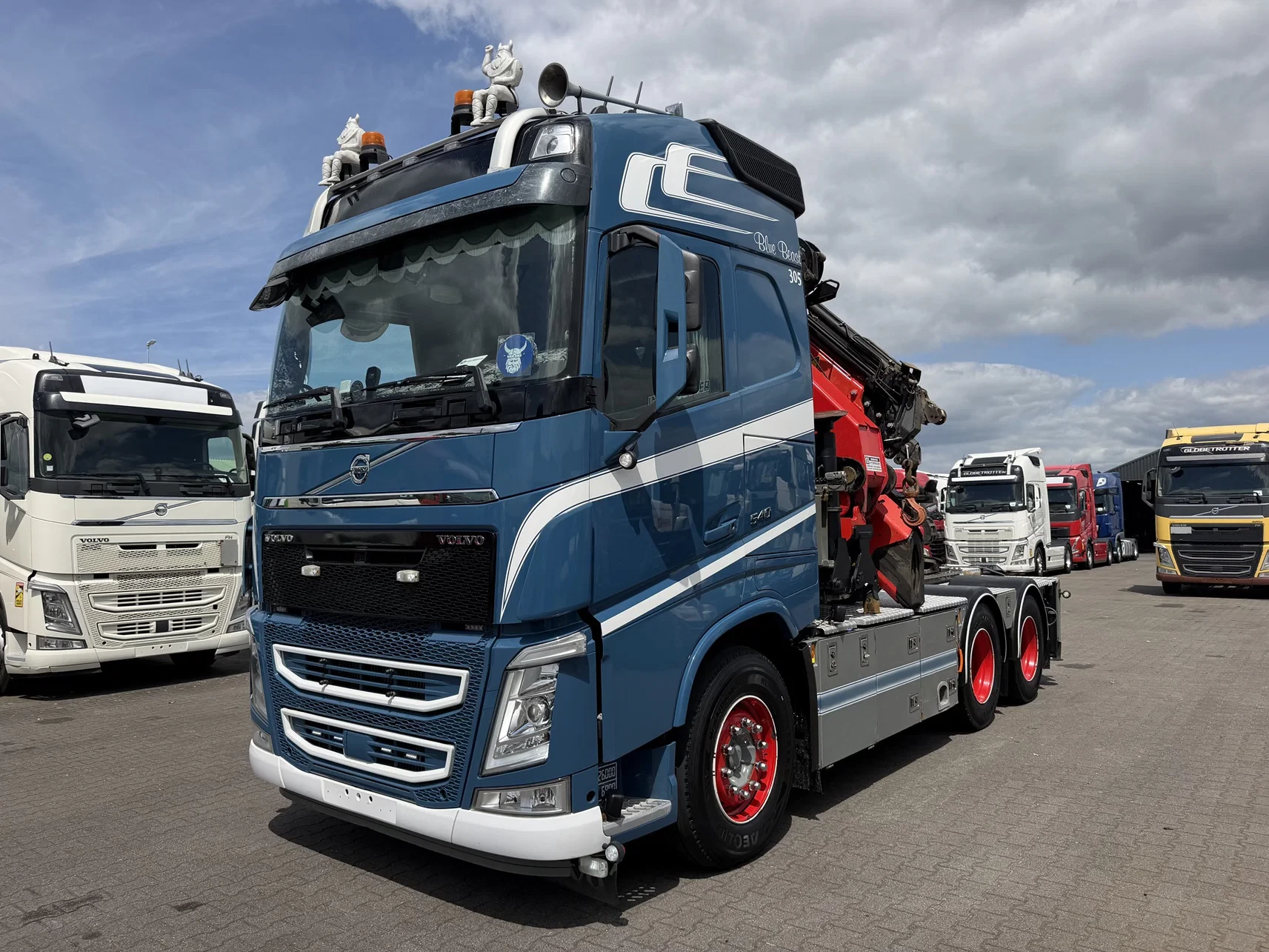 Volvo FH 2018 - 540 6X4 Euro 6 Palfinger PK 53002 + PJ080 Fly jib afbeelding 7