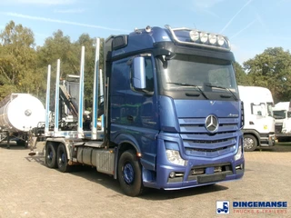 Mercedes-Benz Actros 2018 - 2663 6x4 Euro 6 loglift F96 crane timber truck imagen 2 miniatura