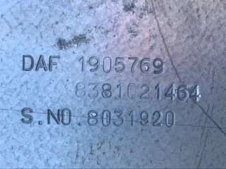DAF N/A - 1636461-1675732-1905769 UITLAATDEMPER CF75/CF85/XF95 obrazek 3