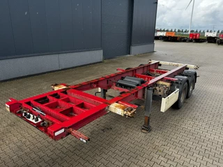 Krone N/A 2009 - 2-axle 20FT chassis, BPW + drumbrakes, airsuspension, empty weight: 3.180kg, 2x available imagen 1