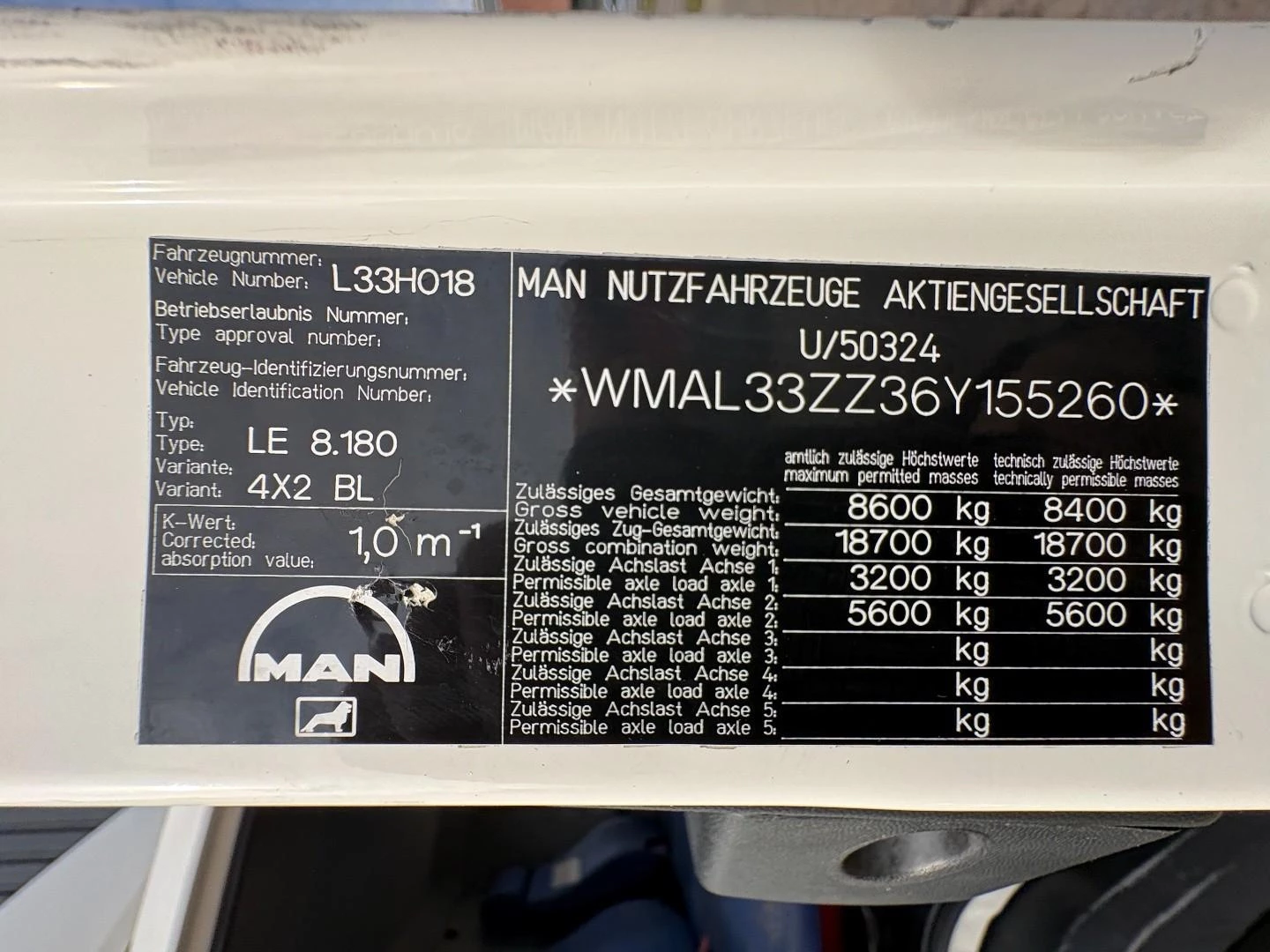 MAN L2000 2005 zdjęcie 14