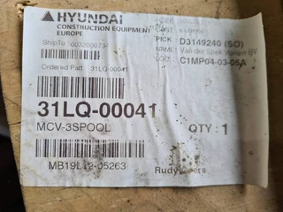 Hyundai N/A - Main Contol Valve 980/780/785 31LQ-00041 bild 5