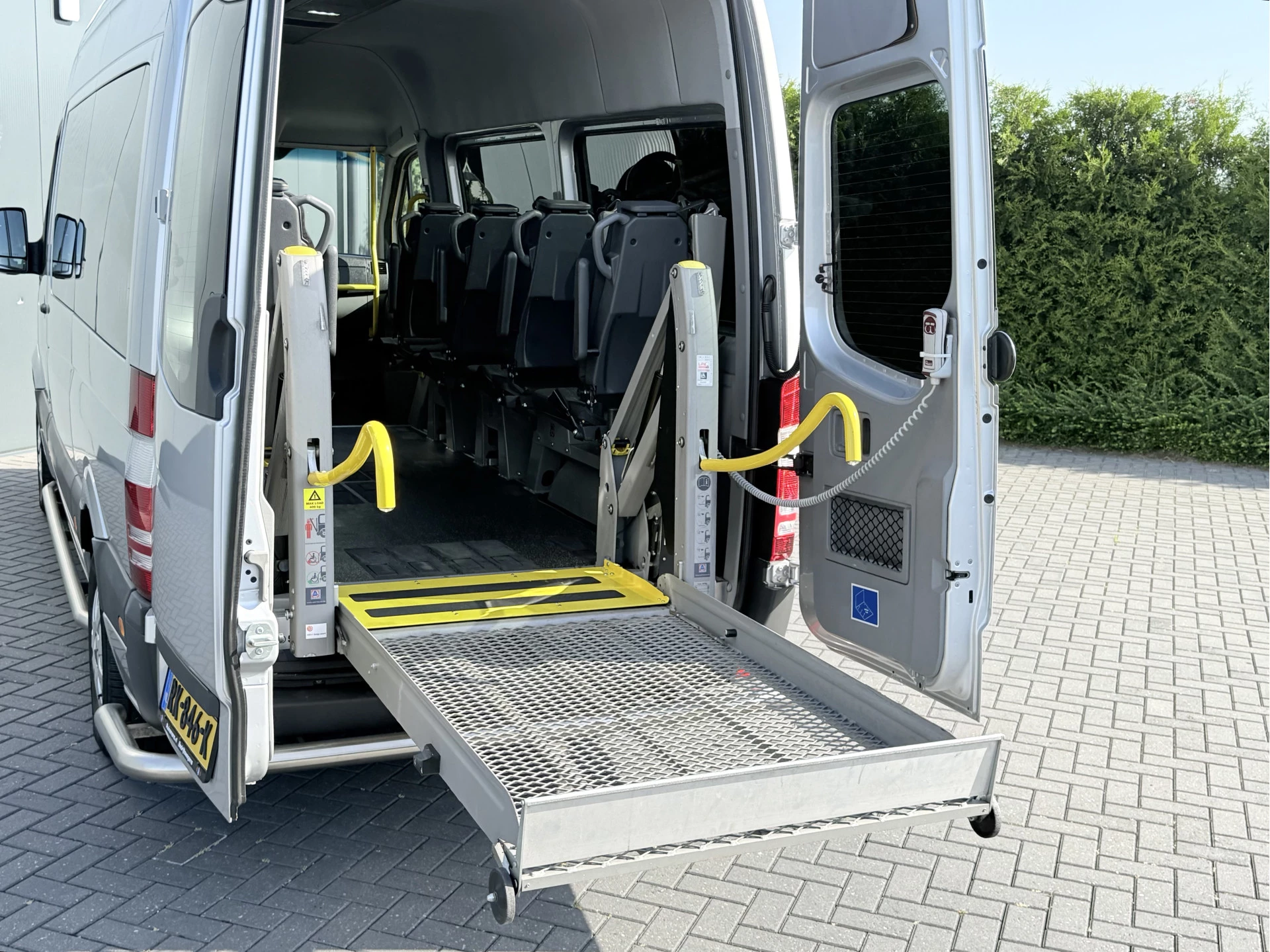 Mercedes-Benz Sprinter 2018 - 314 CDI AUTOMAAT EURO 6 / FLEXI-TRANS ROLSTOELBUS + LIFT / L2H2 / 9 PERSOONS / CAMERA / AIRCO / PRIJS INCL BTW EN BPM obrázek 8