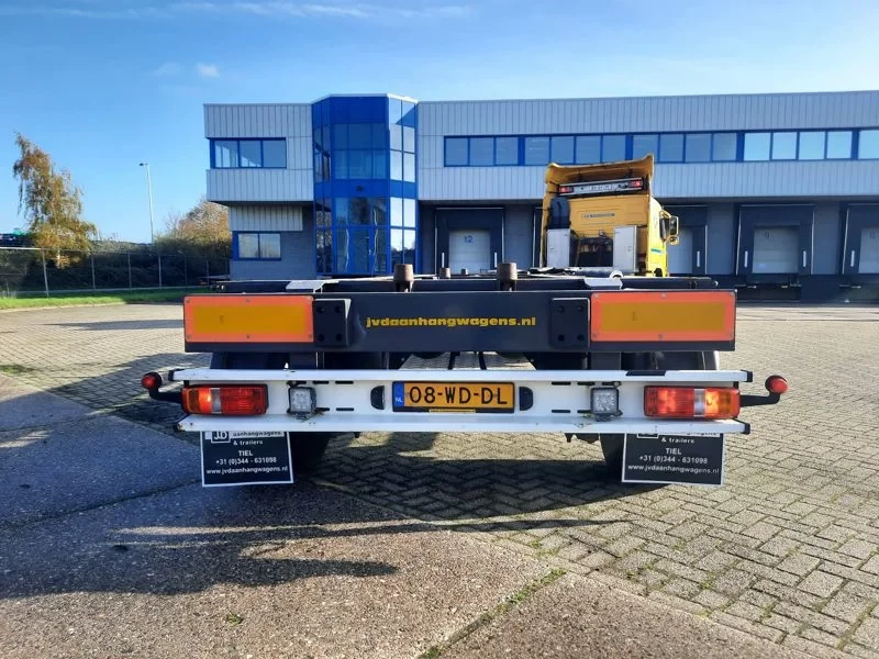 Sommer 2008 - AW 18T-S 2 As Aanhangwagen I.c.m. Krone Open BDF Laadbak 20 Ft. 08-WD-DL afbeelding 8